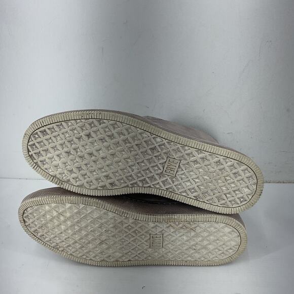 Frye Astor Men's Silver Metallic High Top Leather Athletic Shoes Sz 9.5 Preowned - Picture 4 of 8